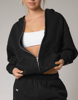Zip Hoodie Solfleece® - Black