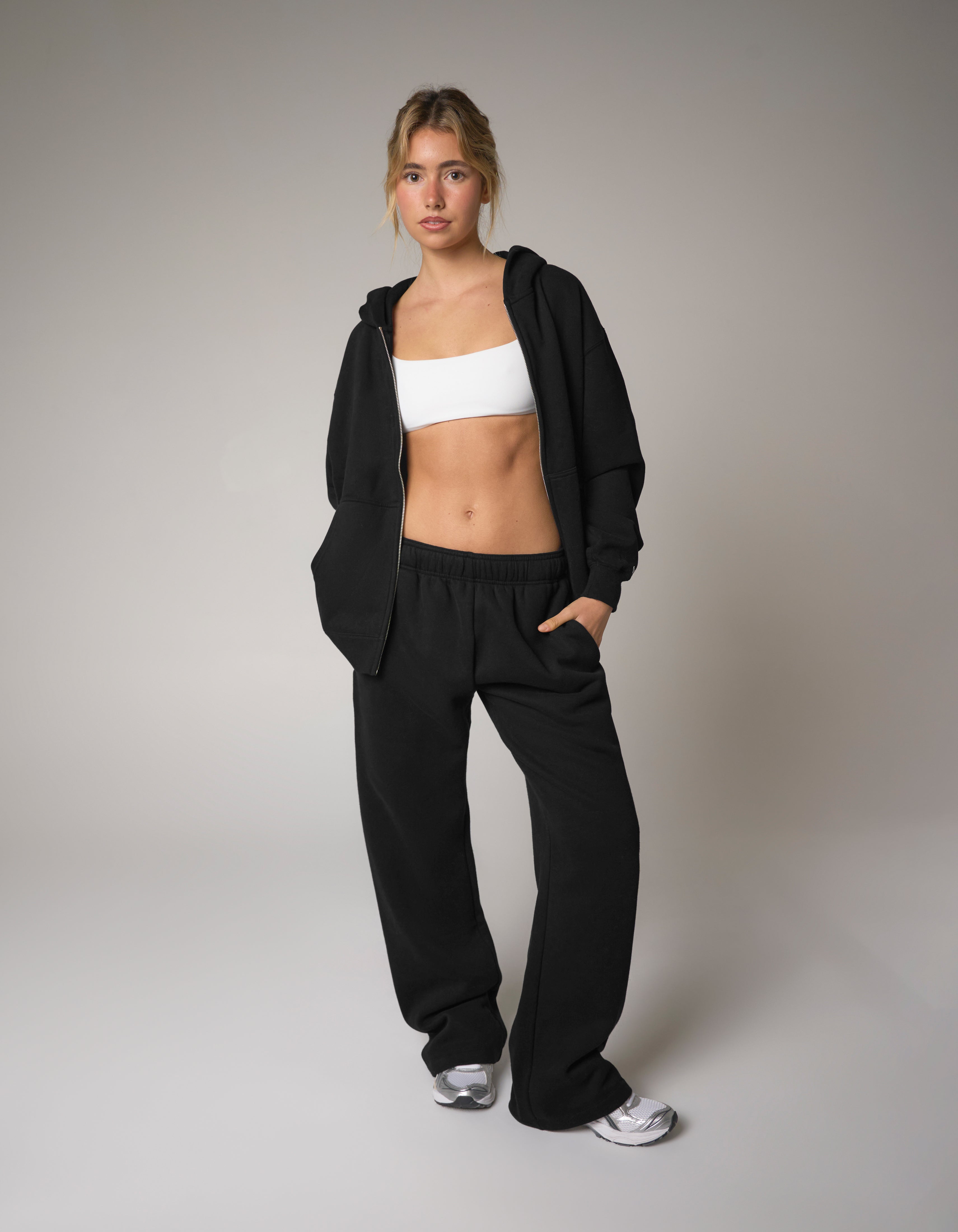 Zip Hoodie Solfleece® - Black