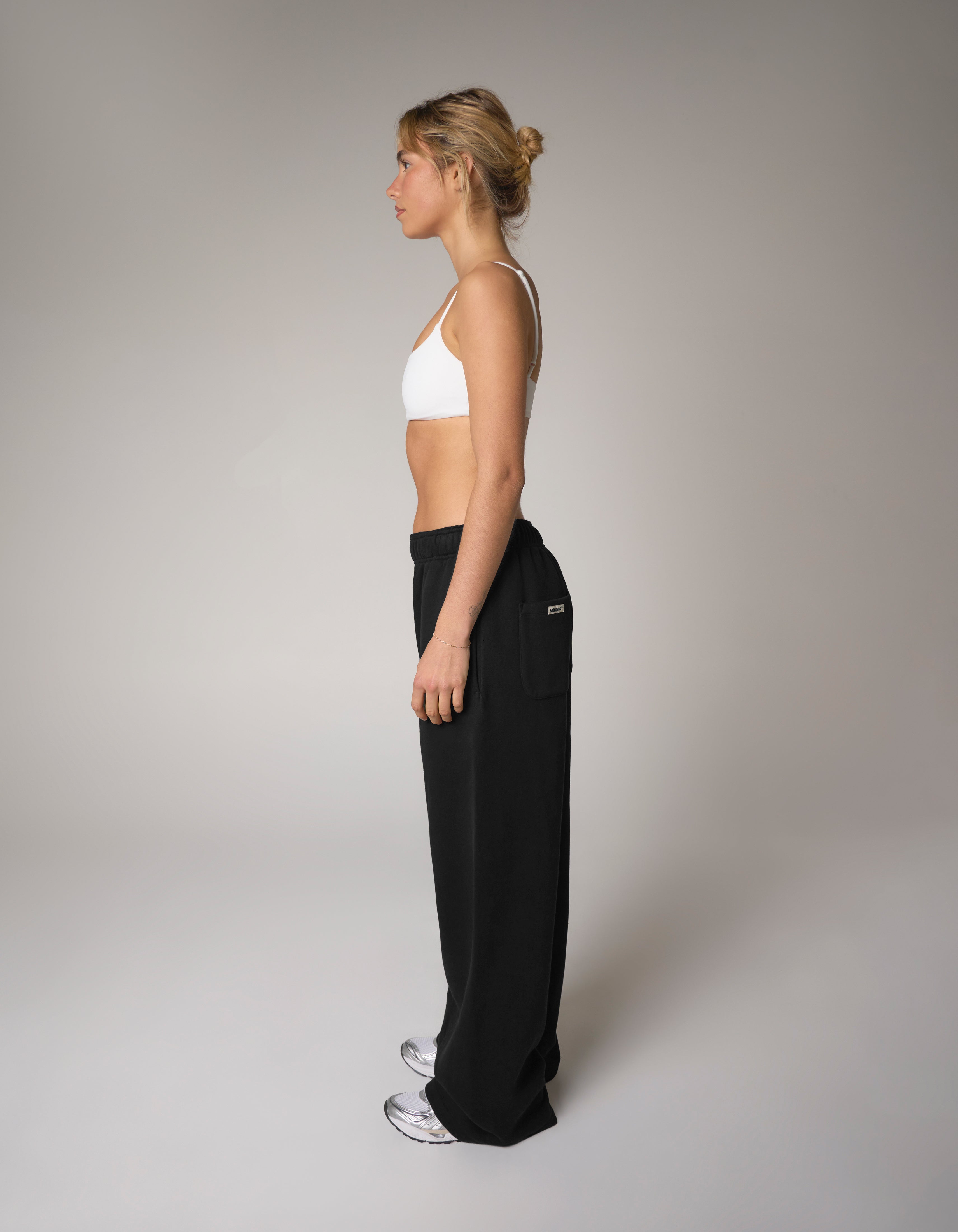 Wide Leg Joggers Solfleece® - Black