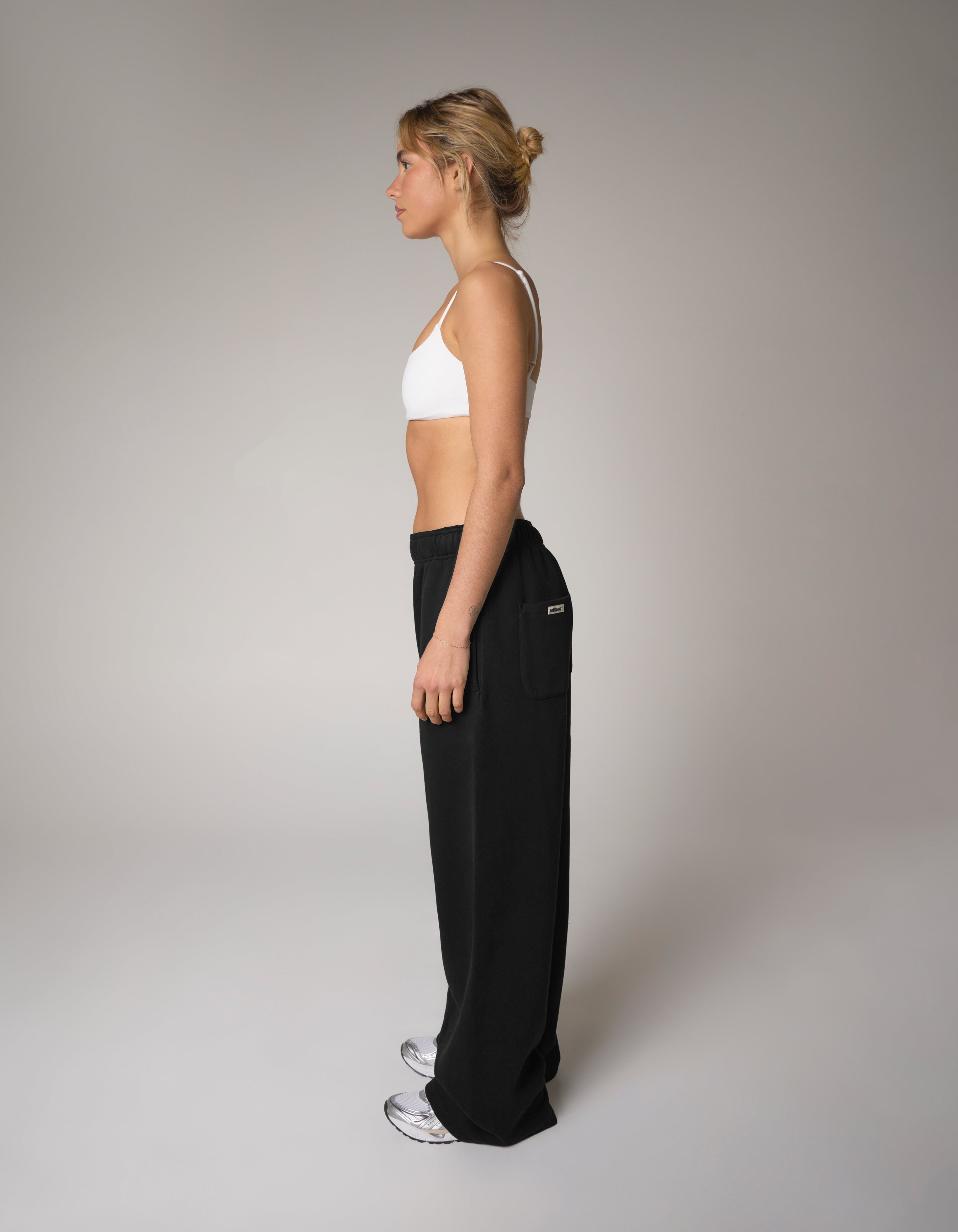 Wide Leg Joggers Solfleece® - Black