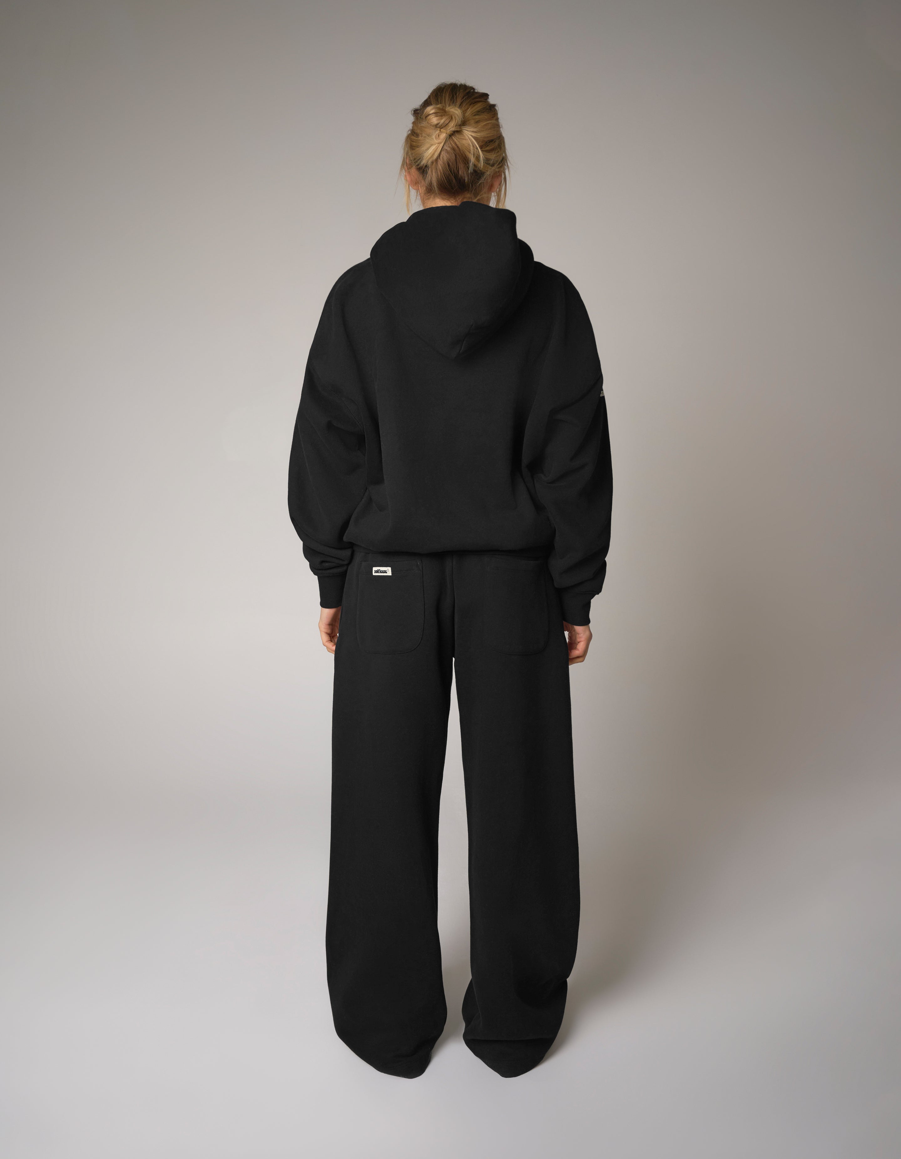 Wide Leg Joggers Solfleece® - Black