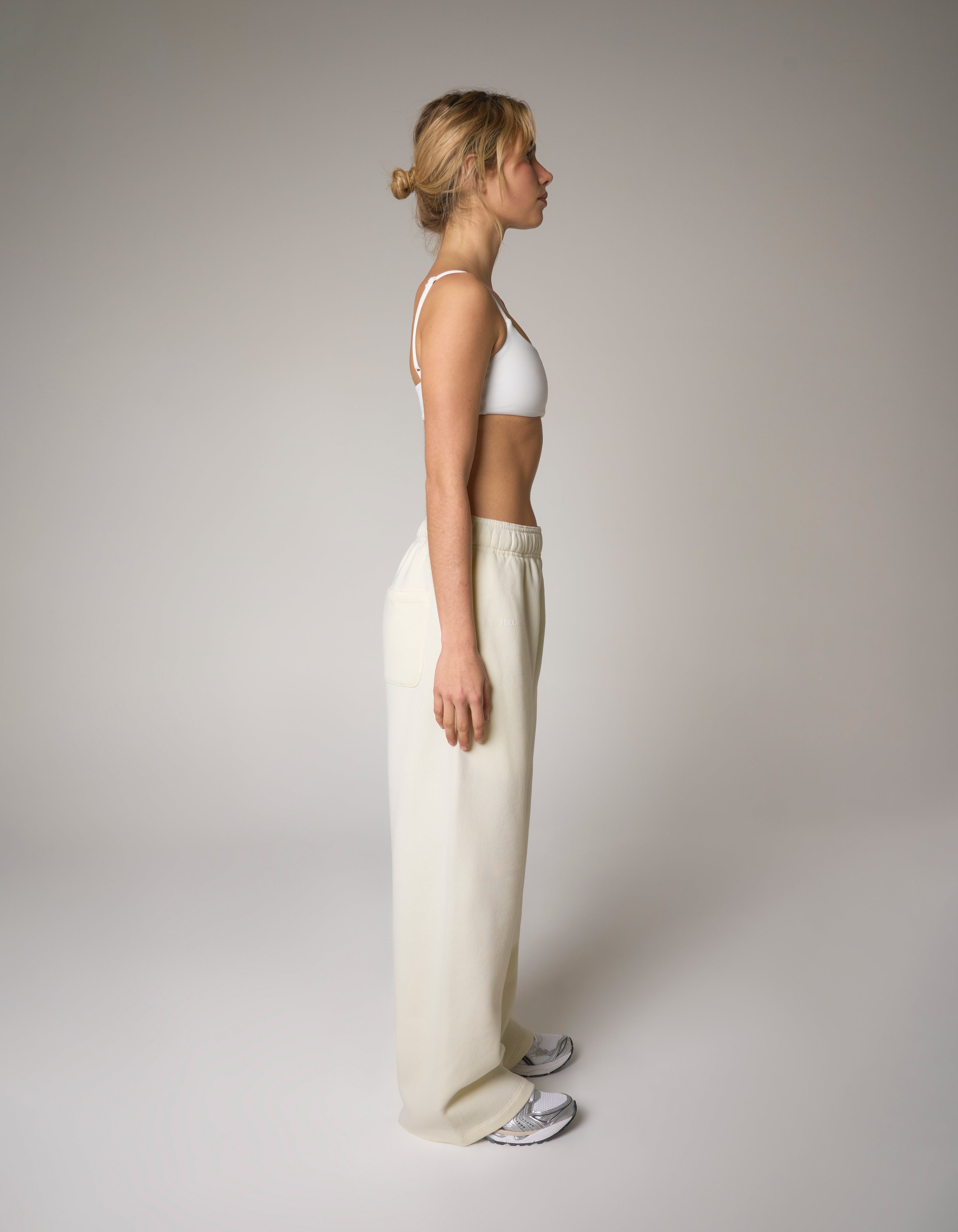 Wide Leg Joggers Solfleece® - Cream