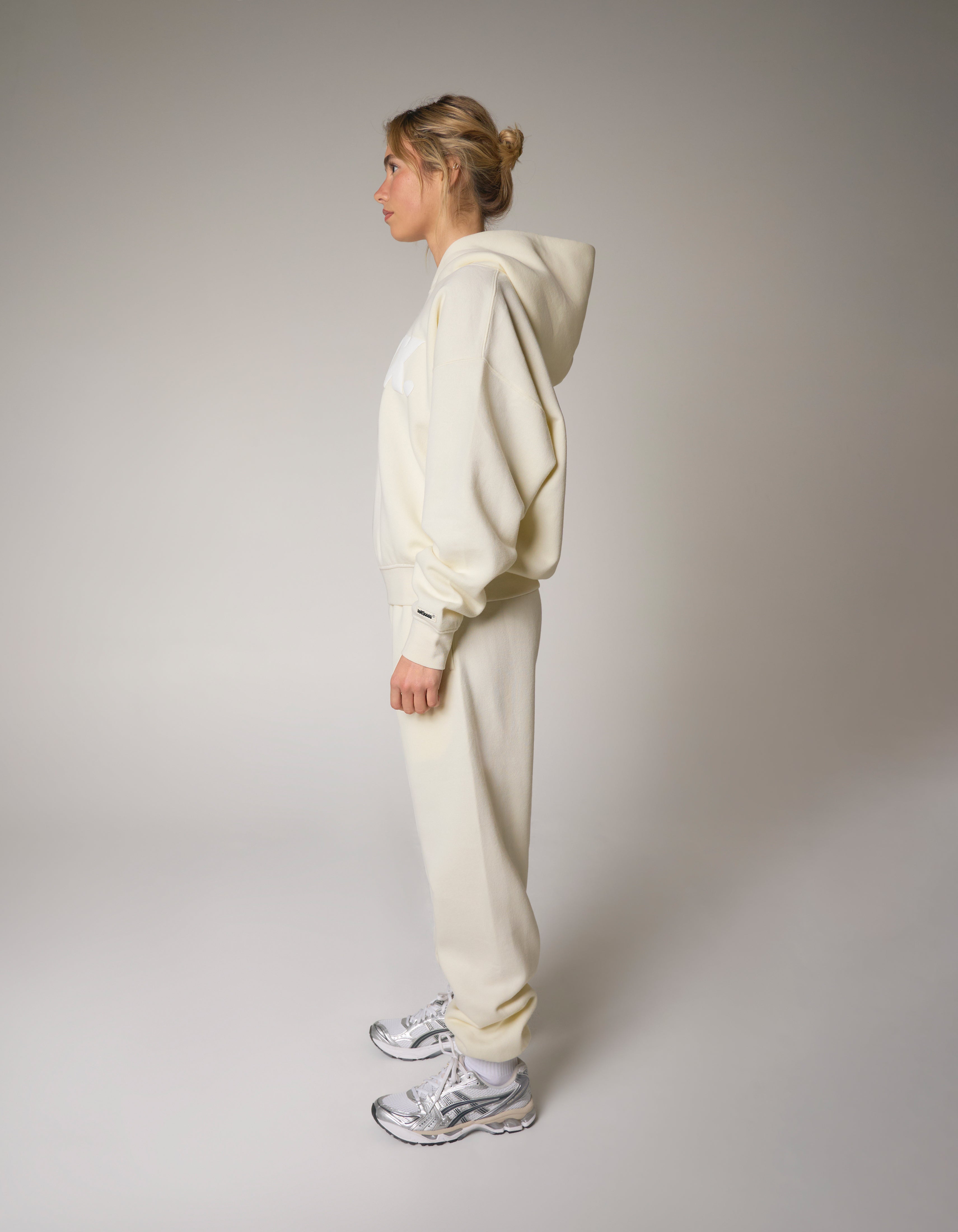 Cuffed Leg Joggers Solfleece® - Cream