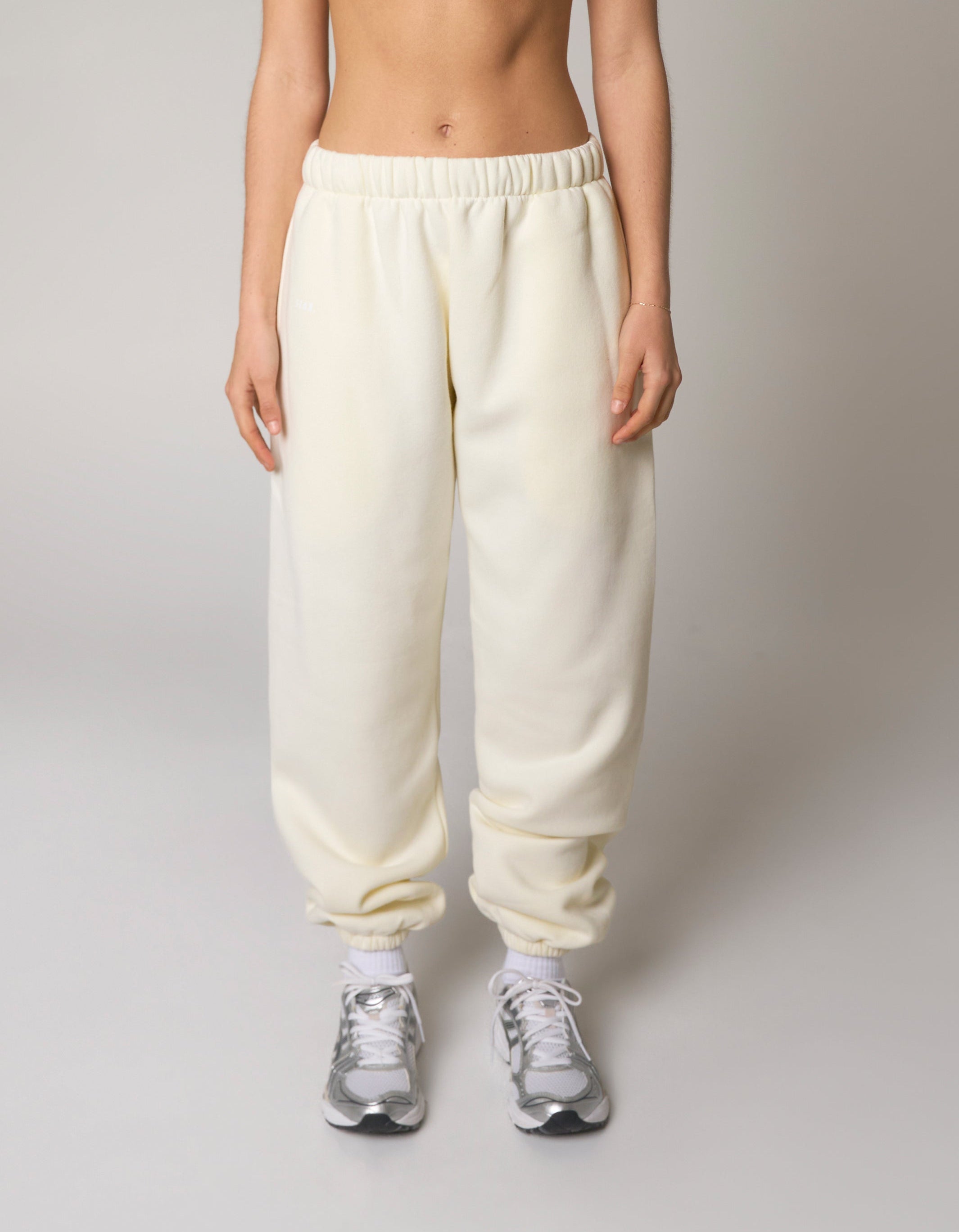 Cuffed Leg Joggers Solfleece® - Cream