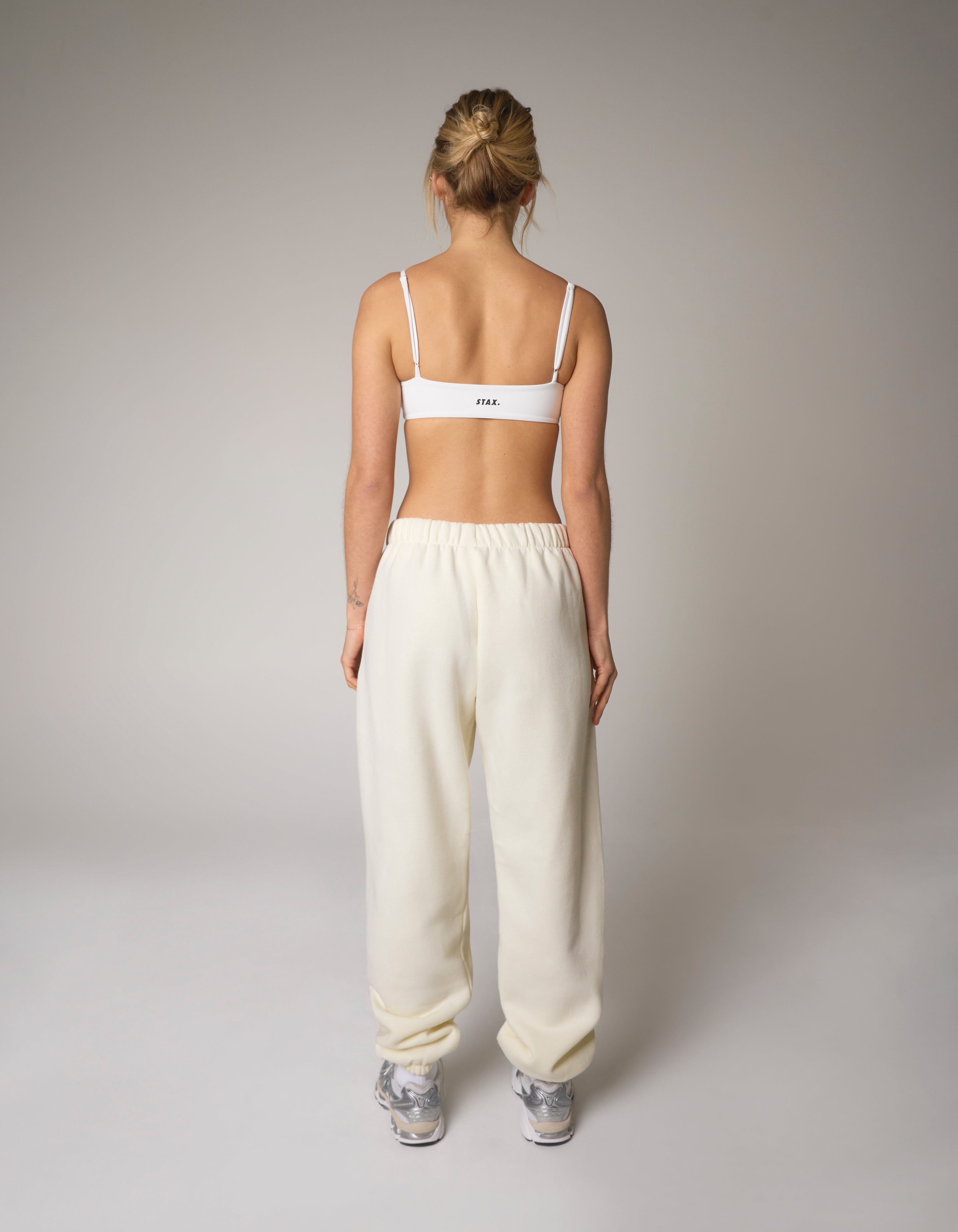 Cuffed Leg Joggers Solfleece® - Cream