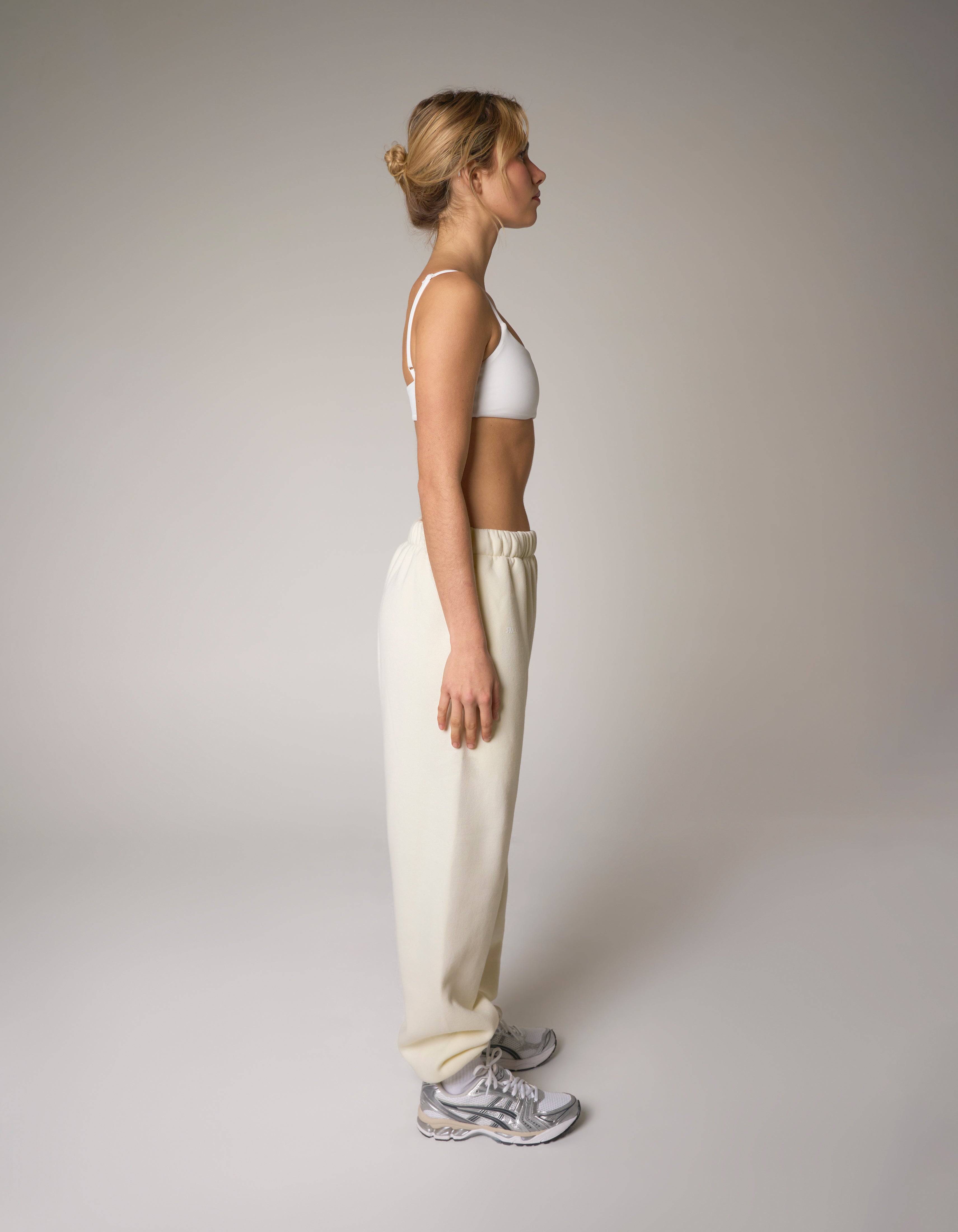 Cuffed Leg Joggers Solfleece® - Cream