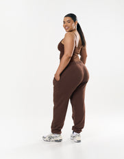 Essential Cuffed Jogger - Chocolate