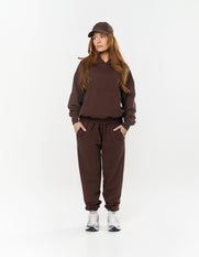 Essential Cuffed Jogger - Chocolate