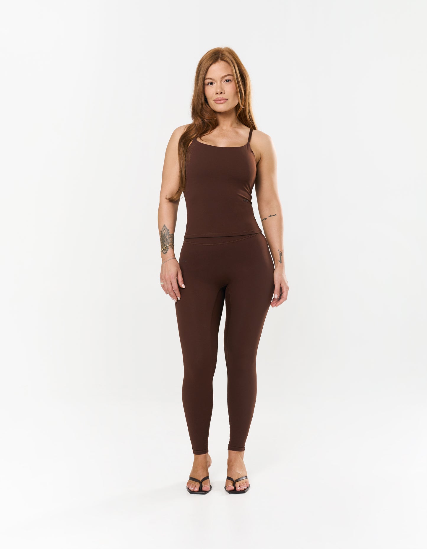 Longline Singlet NANDEX™ - Chocolate