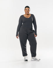 Essential Cuffed Jogger - Graphite