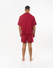 Sleep Short Sleeve Shirt - Cherry