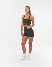 Premium Seamless Racer Crop - Dovetail