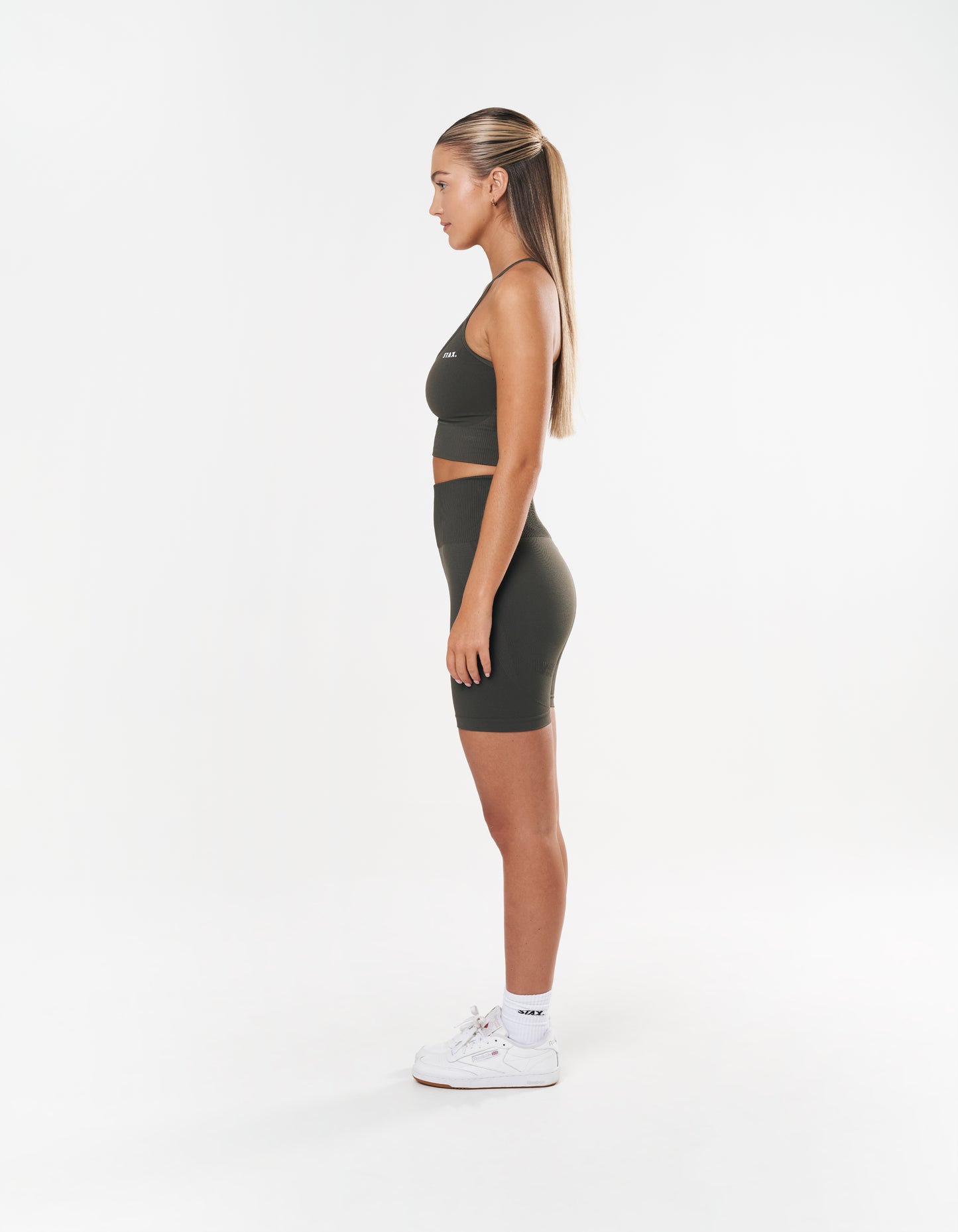 Premium Seamless Strappy Crop - Dovetail