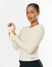 Active Rib Long Sleeve - Cloud
