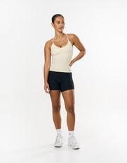 Active Rib Strappy Singlet - Cloud