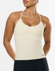 Active Rib Strappy Singlet - Cloud