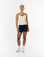 Active Rib Strappy Singlet - Cloud