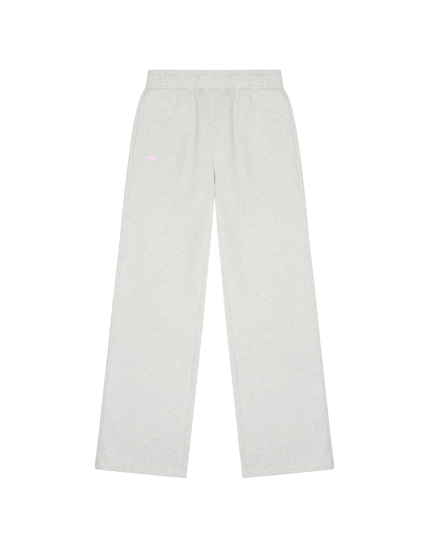 Classic Straight Leg Jogger - Light Grey/Pink