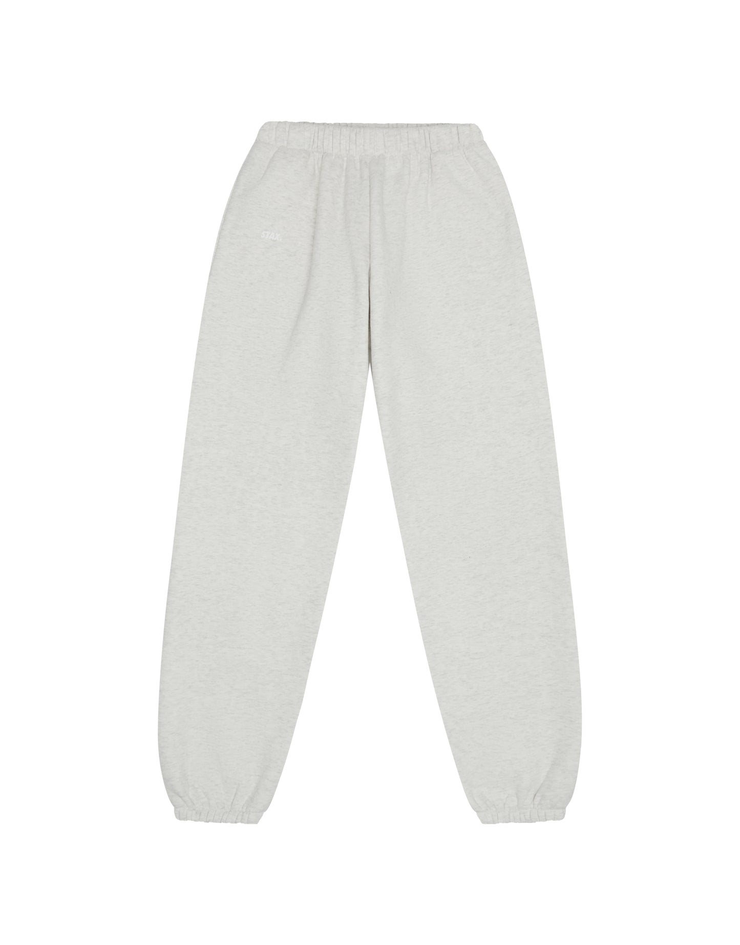 Classic Cuffed Jogger - Light Grey Marle