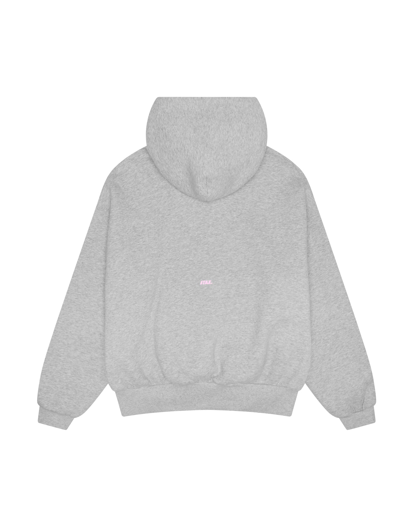 Classic Hoodie - Dark Grey/Pink