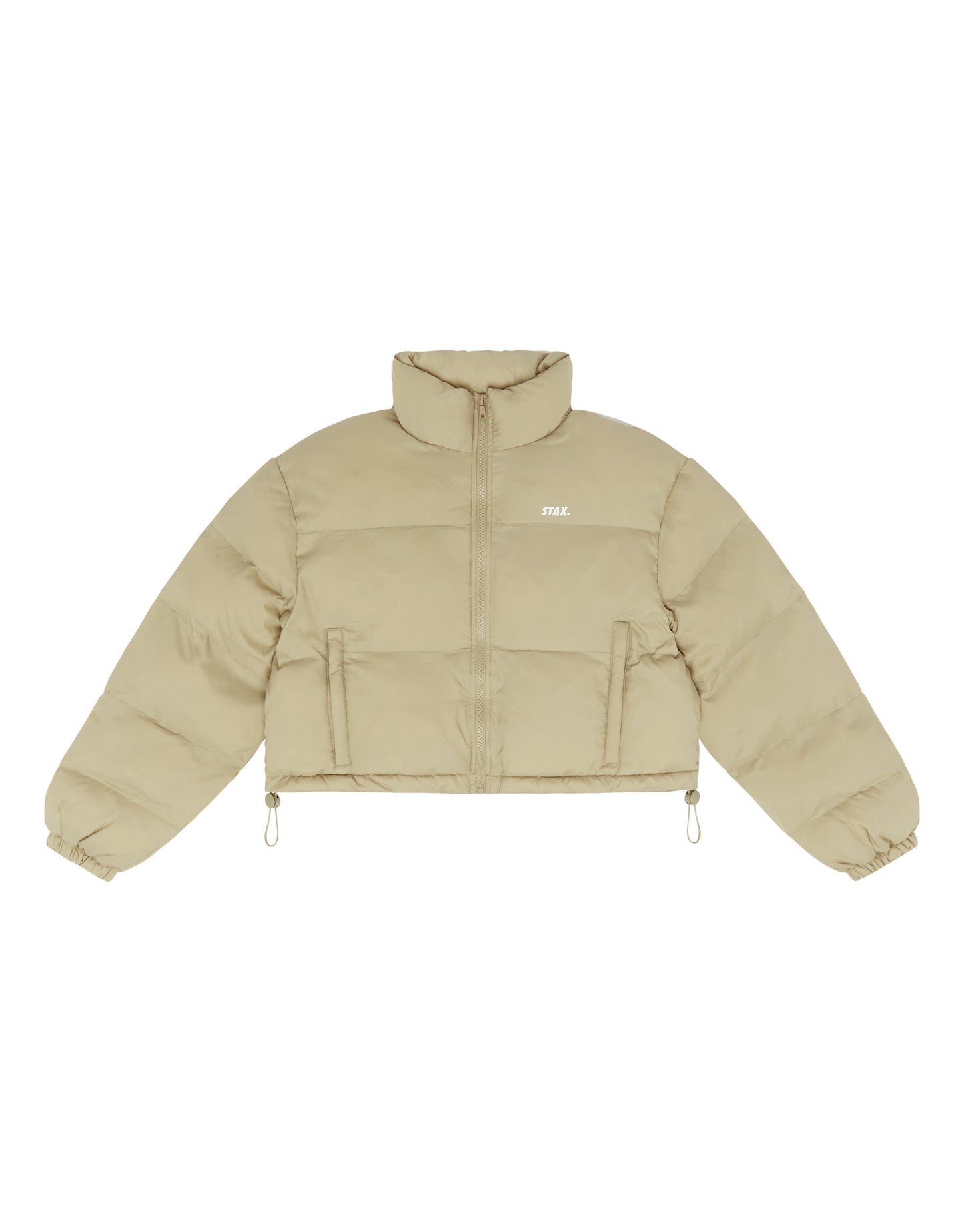 Cropped Puffer- Sand