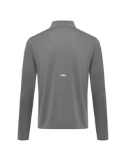 Mens Sport 1/4 Zip Long Sleeve - Grey