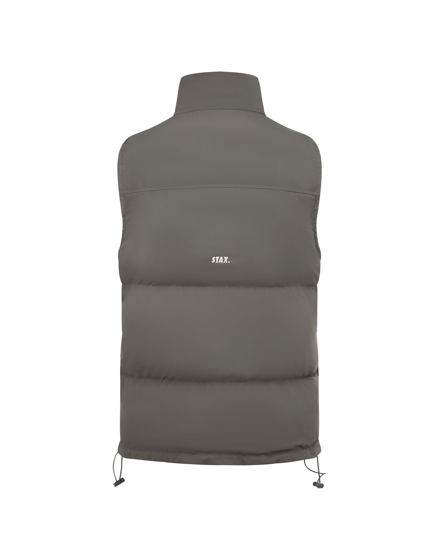 Mens Sleeveless Puffer Vest - Grey