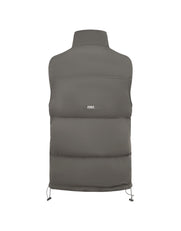 Mens Sleeveless Puffer Vest - Grey