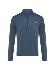 Mens Sport 1/4 Zip Long Sleeve - Navy