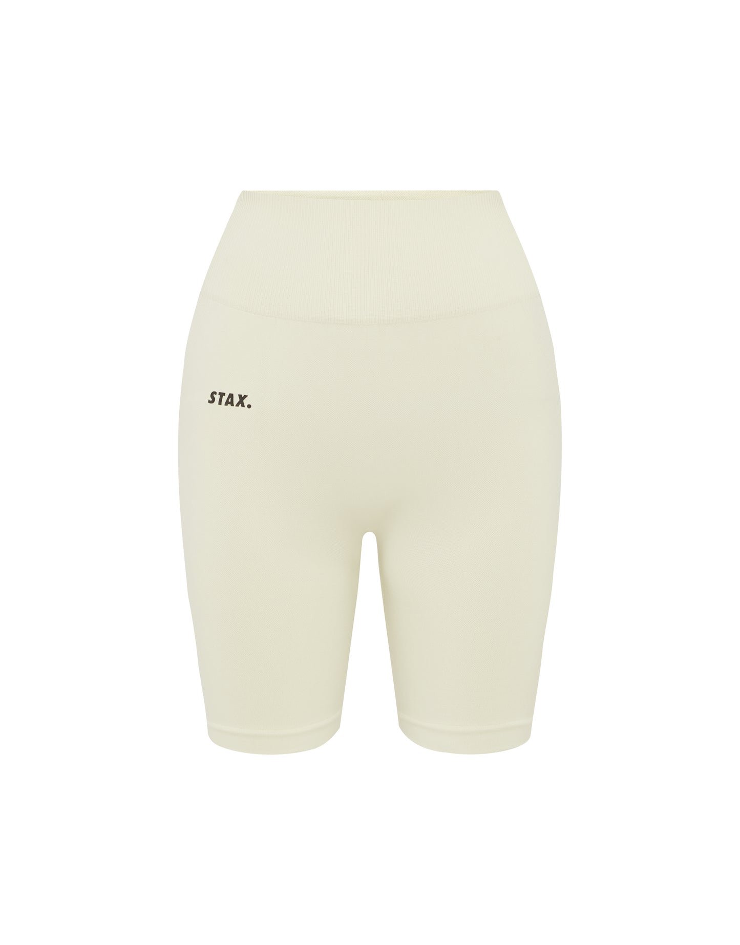 Seamless Kic Midi Bike Shorts - Cream