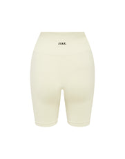 Seamless Kic Midi Bike Shorts - Cream