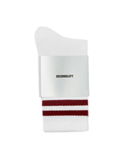 Sport Crew Socks - White/Berry