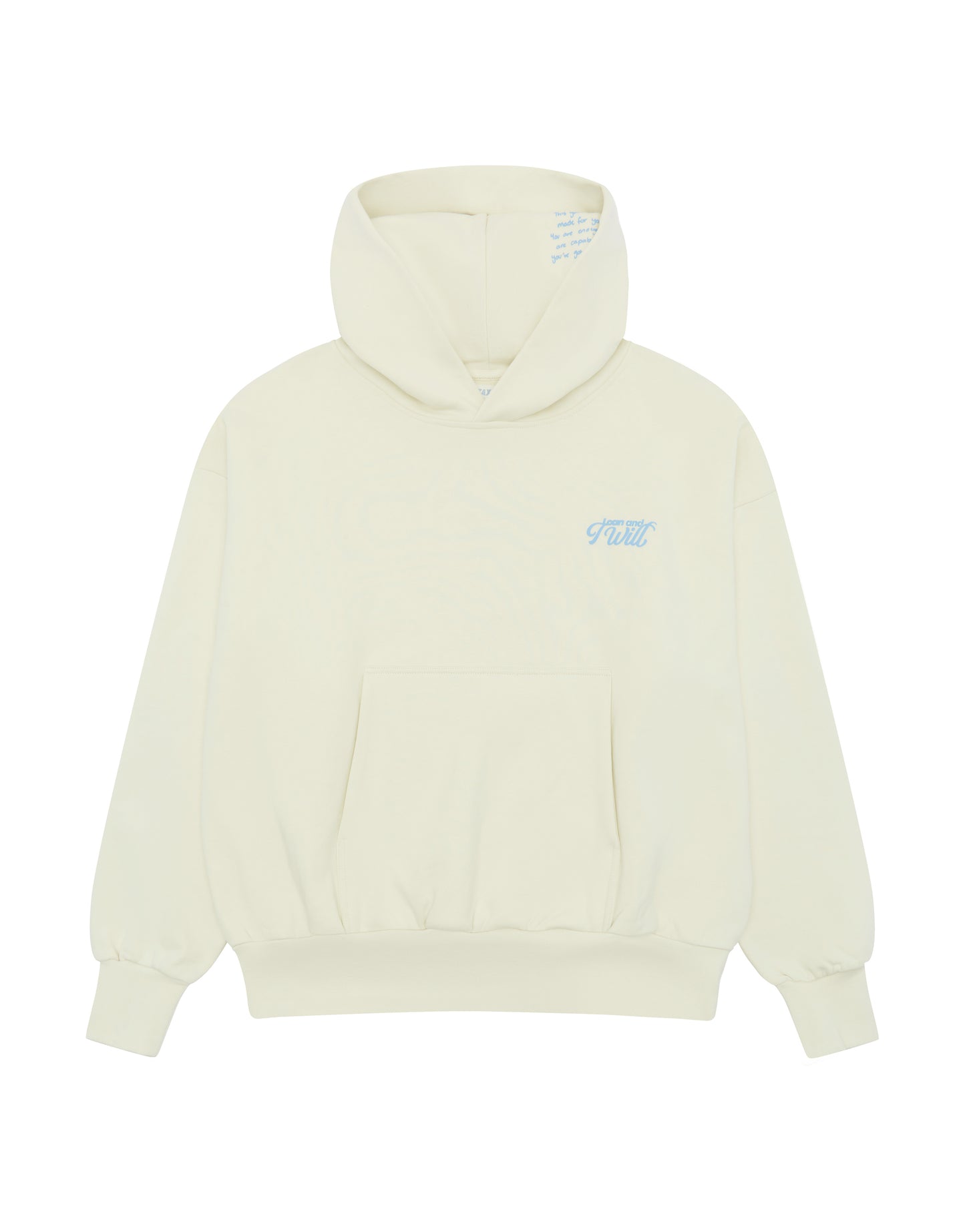 Kic I Will Hoodie - Cream