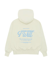 Kic I Will Hoodie - Cream