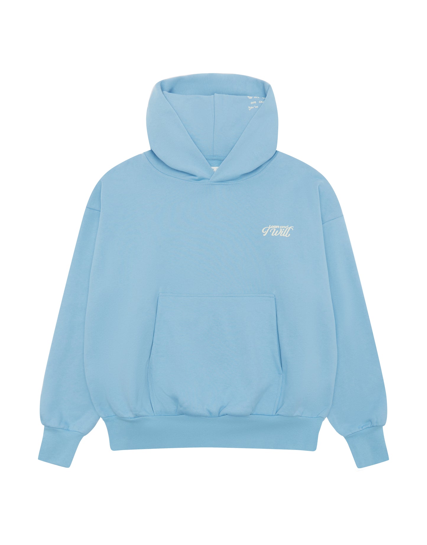 Kic I Will Hoodie - Blue