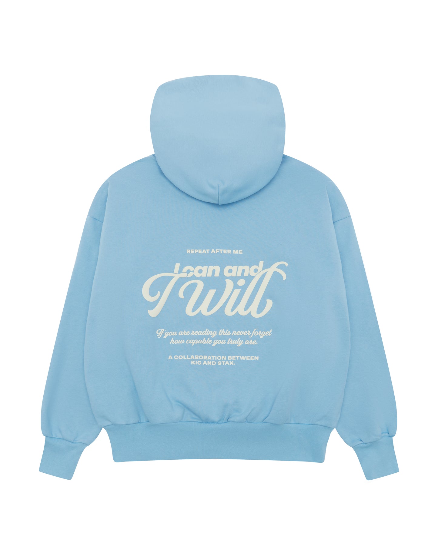 Kic I Will Hoodie - Blue