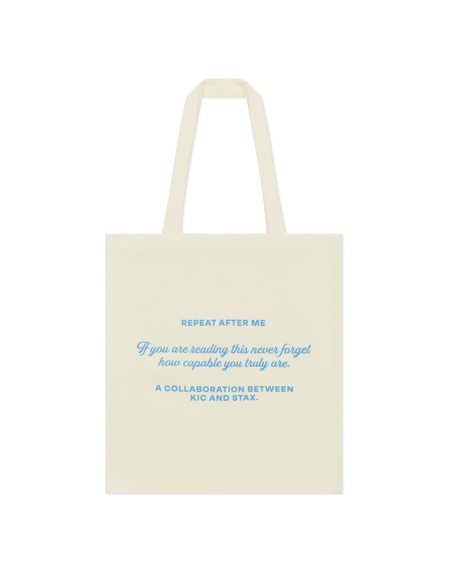 Kic I Will Tote Bag - Cream