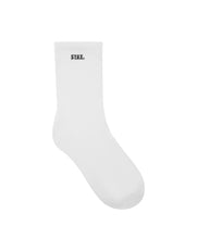 Crew Sock - White/Graphite