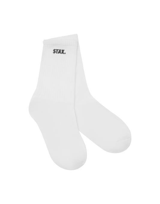 Crew Sock - White/Graphite