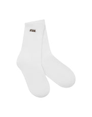 Crew Sock - White/Chocolate