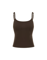 Longline Singlet NANDEX™ - Chocolate