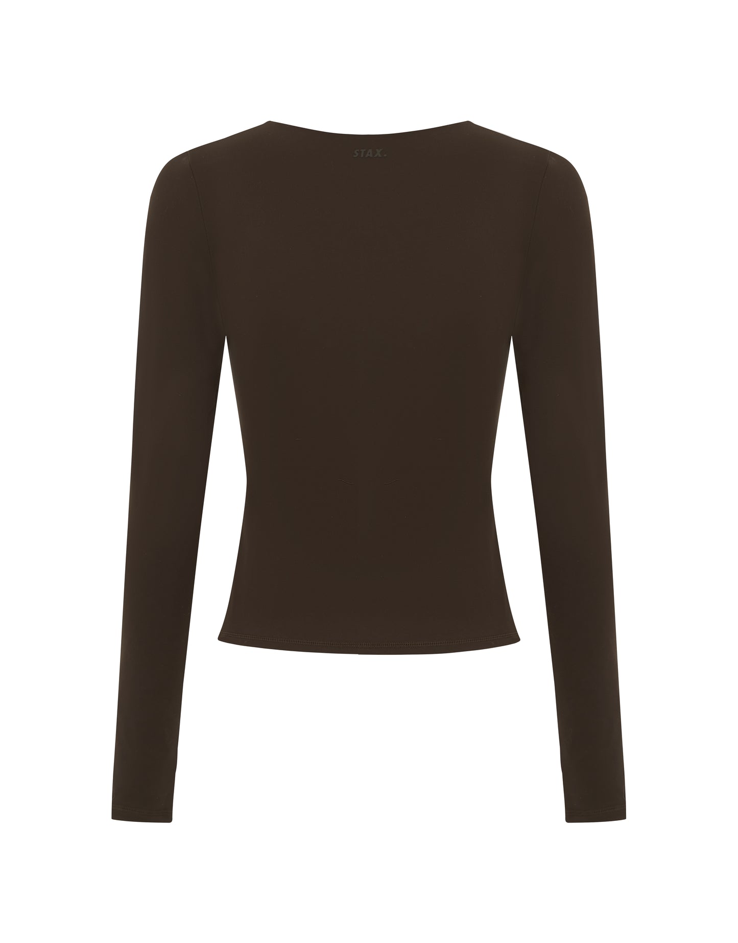 V Cut Long Sleeve NANDEX™ - Chocolate