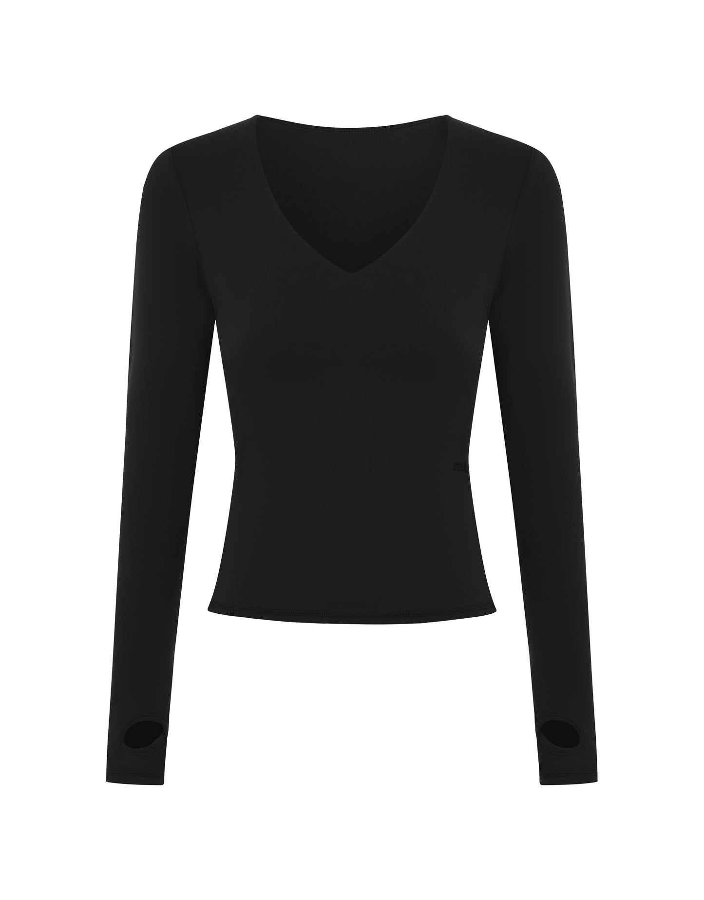 V Cut Long Sleeve NANDEX™ - Black