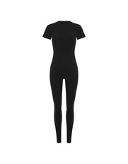 Short Sleeve Full Length Bodysuit NANDEX™ - Black