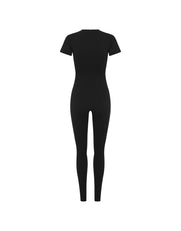 Short Sleeve Full Length Bodysuit NANDEX™ - Black