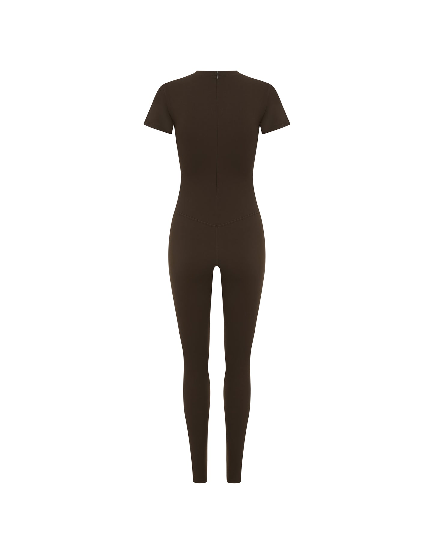 Short Sleeve Full Length Bodysuit NANDEX™ - Chocolate