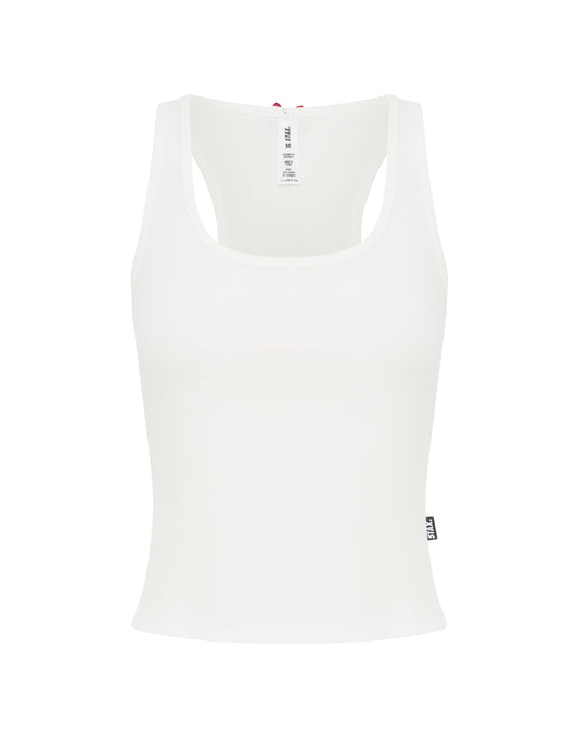 Sleep Ribbed Tank - White