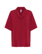 Sleep Short Sleeve Shirt - Cherry