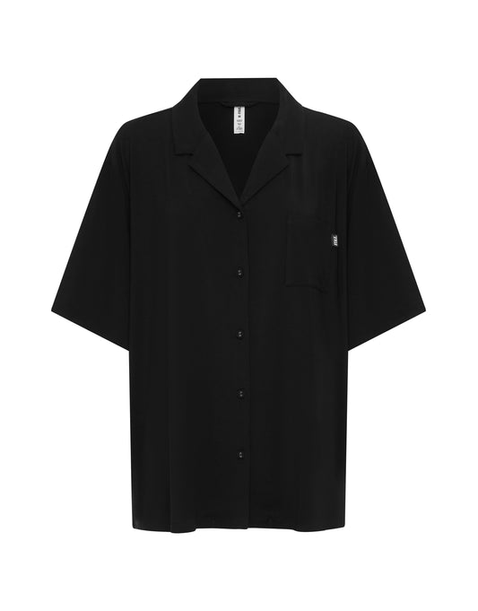 Sleep Short Sleeve Shirt - Black