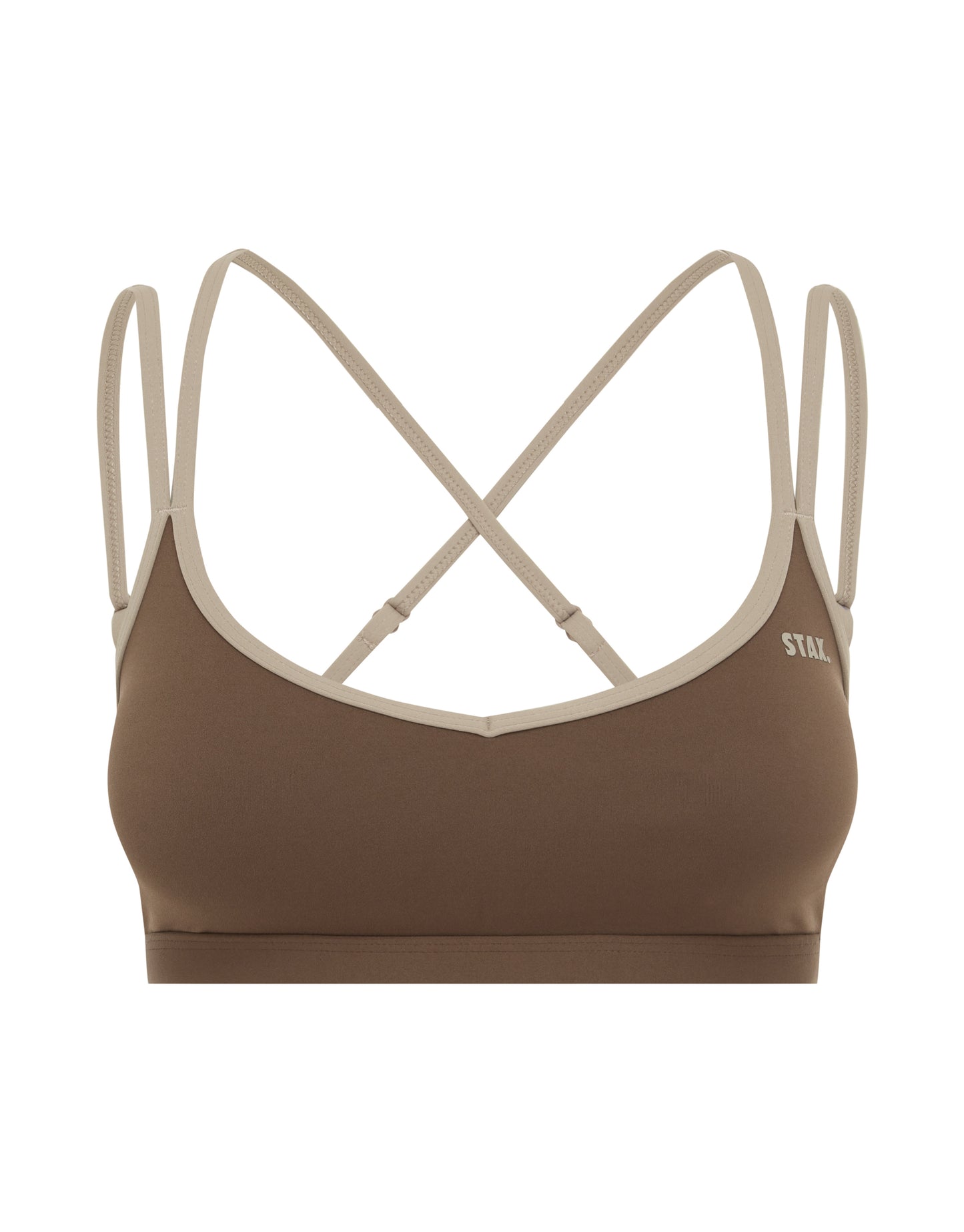 Double Strap Crop Airlyte - Coconut